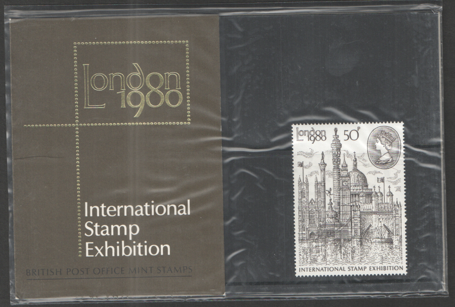 (image for) 1980 London Stamp Exhibition Royal Mail Presentation Pack 117